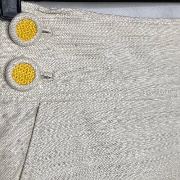 J.crew linen blend inverted front pleat skirt - Picture 3 of 5